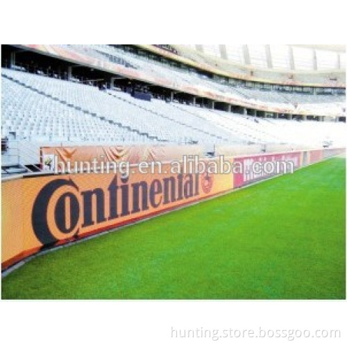 2 year warranty High resolution advertising P10 outdoor football stadium perimeter led display/led screen/led panel